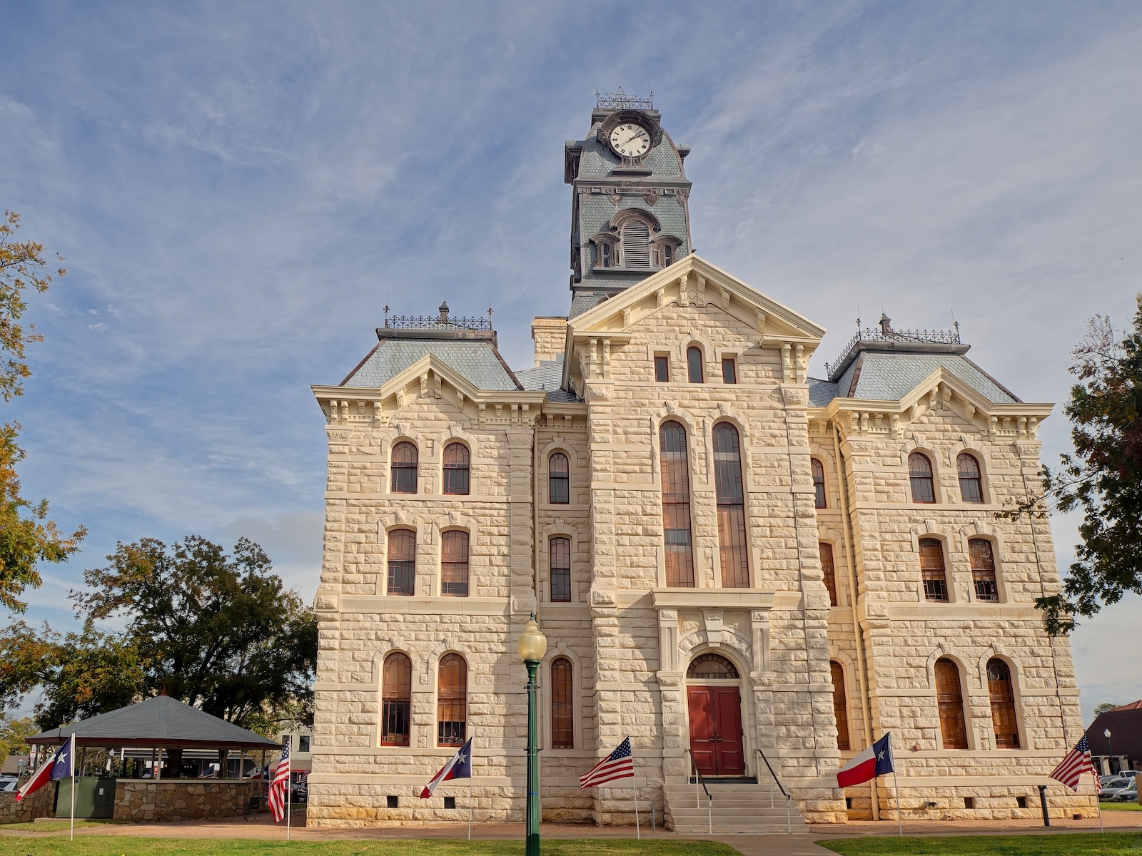 The historic courthouse on the Granbury Historic Square is one of the many things that stands out during a getaway to this most charming of cities in Texas