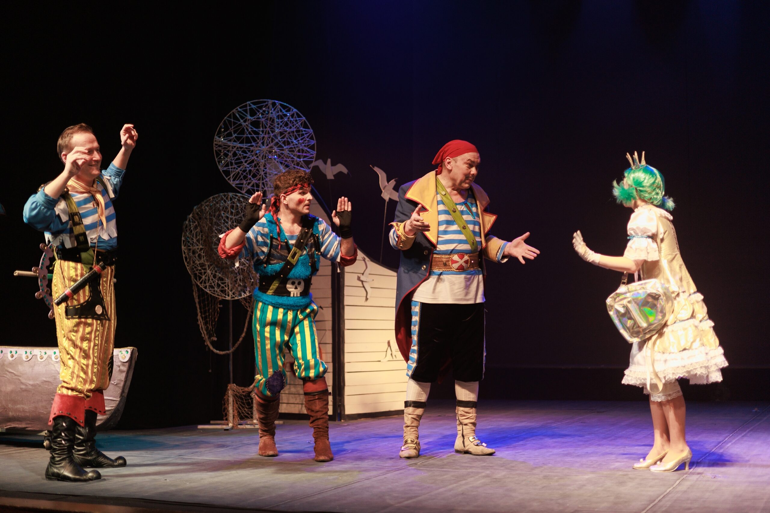 Actors during performance at Granbury Opera House